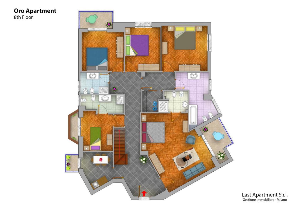 Attico Di 300 Mq 6 Camere 5 Bagni, Ampio Terrazzo เชซาโนบอสโกเน ภายนอก รูปภาพ